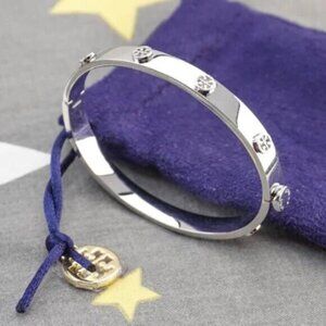 Tory Burch Miller Stud 7mm Bracelet in Silver (Brand New) Medium